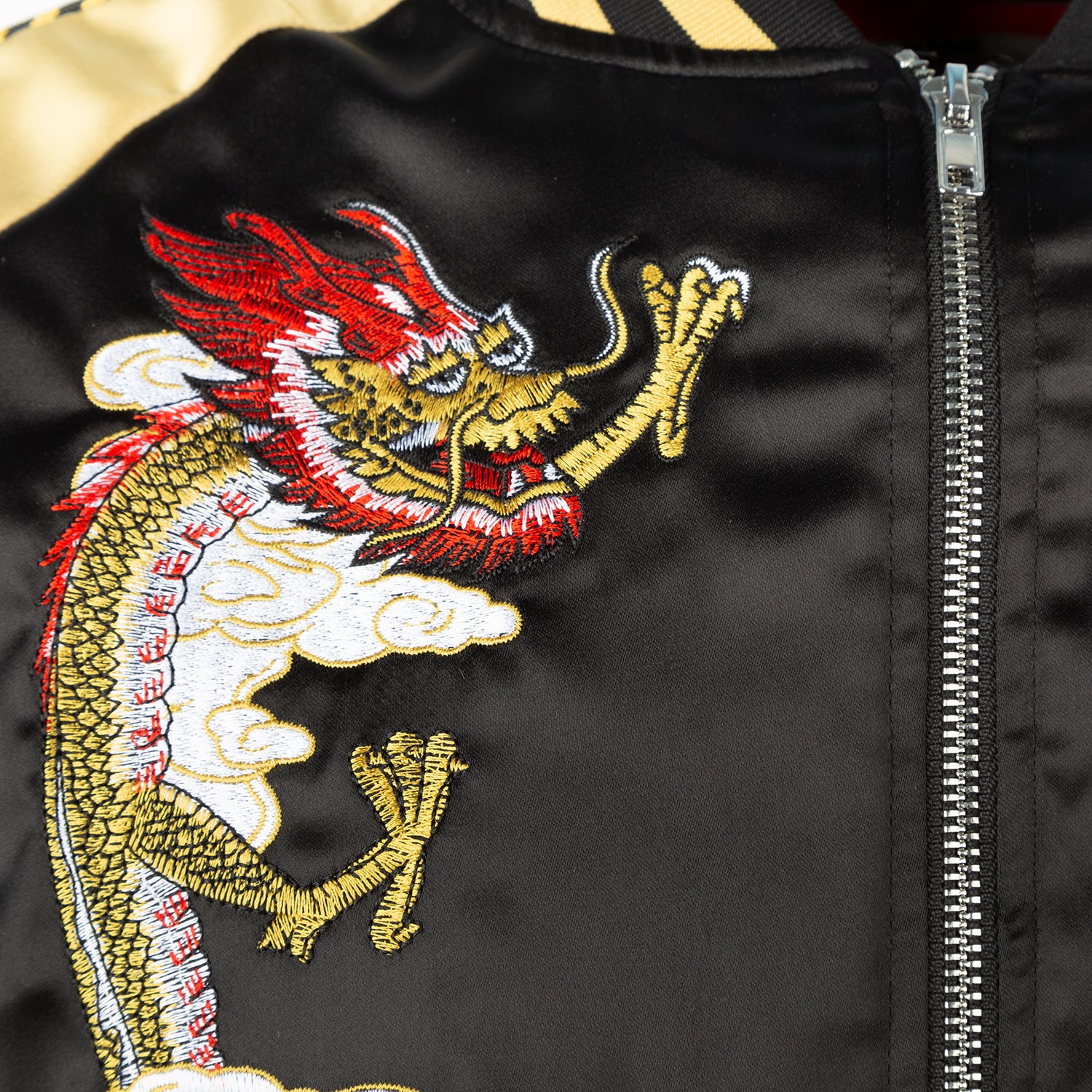 JFGF Institute Embroidered Satin Jacket - Image 3