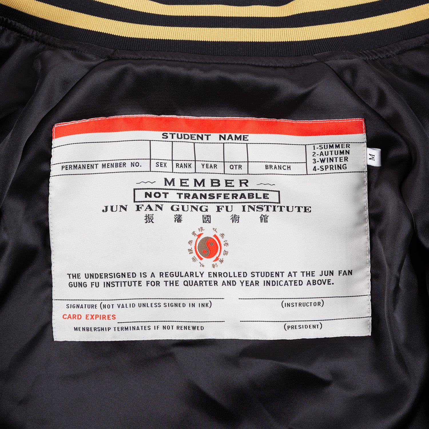 JFGF Institute Embroidered Satin Jacket - Image 7